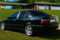 BMW 3 Series E36 1990-2000 Chrome Pillar Covers (Stainless Steel) photo 1