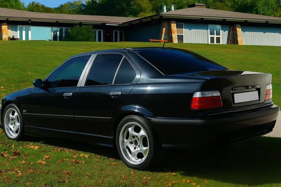 BMW 3 Series E36 1990-2000 Chrome Pillar Covers (Stainless Steel) Image