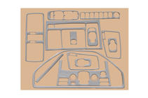 Volvo XC90 2002-2014 Dashboard Trim Covers Aluminum photo 2