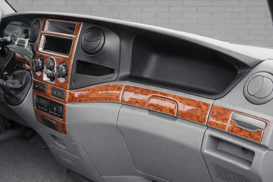 Iveco Daily 2006-2014 Dashboard Trim Covers Wood Image