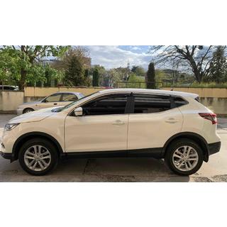 Window deflectors with chrome trim (Niken, 4 pcs) Nissan Qashqai 2014-2021 photo 3