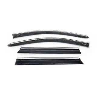 Window deflectors with chrome trim (Niken, 4 pcs) photo 4