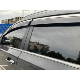 Window Deflectors with Chrome Trim (4 pcs, Niken) photo 2