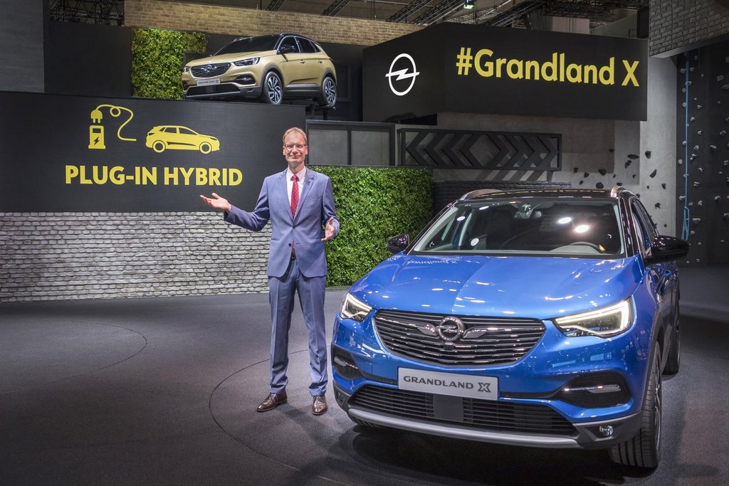 Opel has presented its first hybrid car