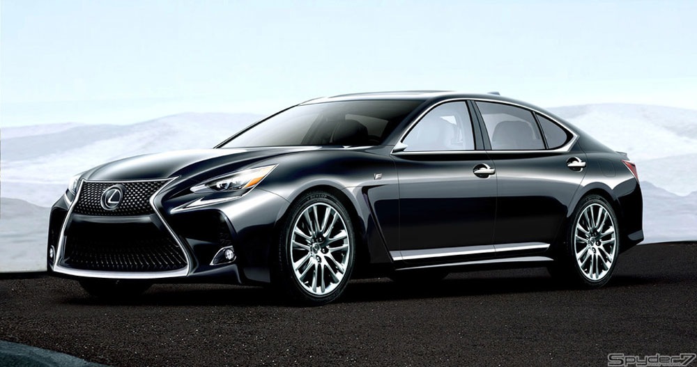 Lexus will present the most powerful sedan LS