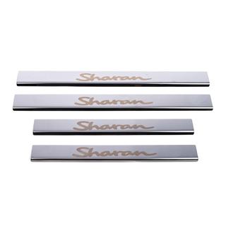 Door Sill Protectors Carmos V1 (4 pcs, Stainless Steel) Volkswagen Sharan 2010-2023 photo 2