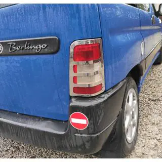 Chrome Tail Light Covers (2 pcs, Stainless Steel) photo 4