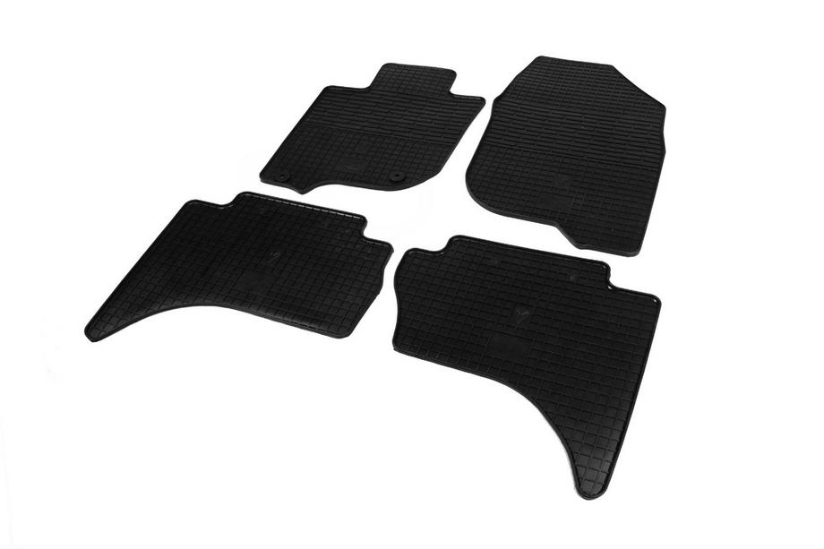 Mitsubishi L200 2015-2024 Rubber Floor Mats 2015-2018 (4 pcs, Stingray Premium) Photo 2