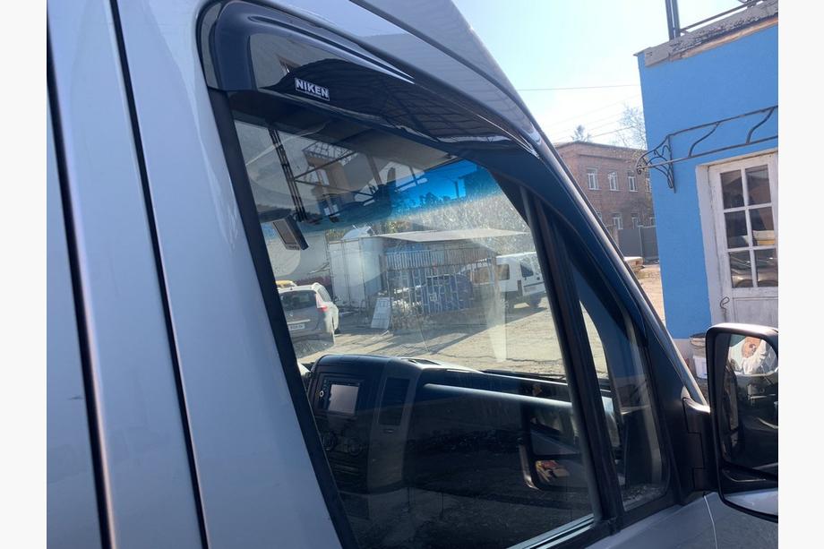 Mercedes Sprinter W906 2006–2018 Adhesive Window Deflectors (2 pcs, Niken) Photo 3
