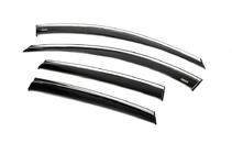 Chevrolet Captiva 2006-2019 Window deflectors with chrome trim (4 pcs, Niken) photo 10