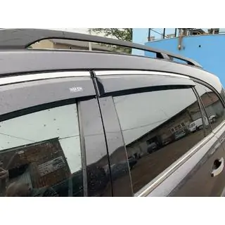 Window deflectors with chrome trim (4 pcs, Niken) photo 3