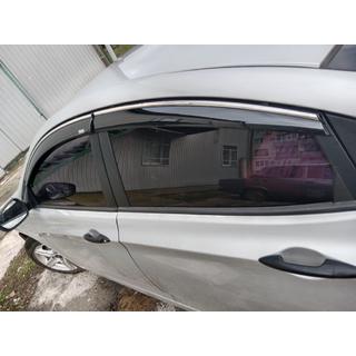Window Deflectors with Chrome Trim SD (4 pcs, Niken) photo 3