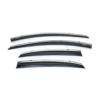 Window Deflectors with Chrome Trim HB (4 pcs, Niken) photo 2