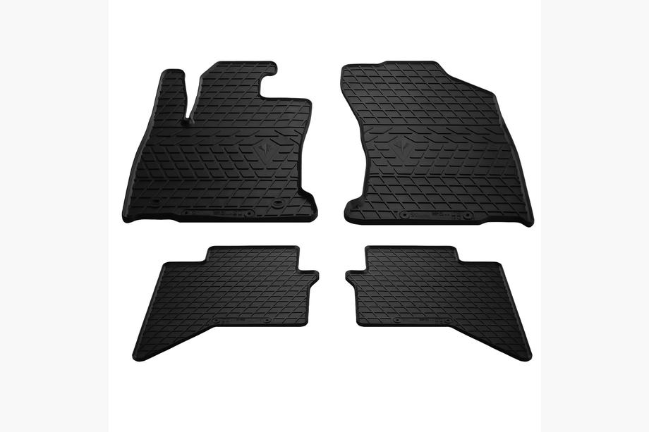 Toyota Hilux 2015- Rubber Floor Mats (4 pcs, Stingray Premium) Image
