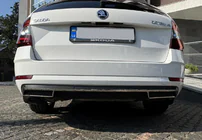 Skoda Octavia III A7 2013-2019 Rear diffuser surround trim (2013-2017, stainless steel) photo 7