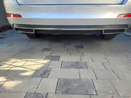 Skoda Octavia III A7 2013-2019 Rear diffuser surround trim (2013-2017, stainless steel) photo 3