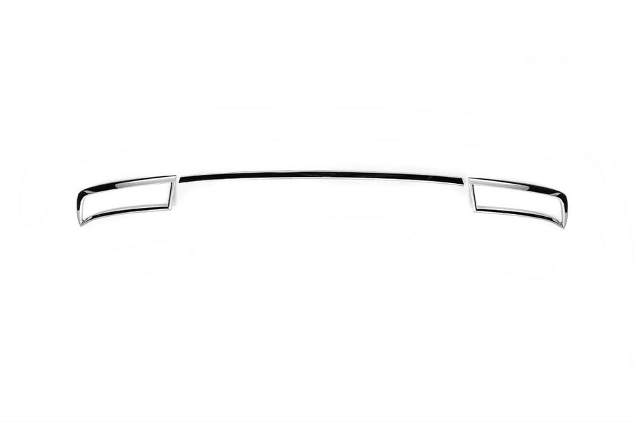 Skoda Octavia III A7 2013-2019 Rear diffuser surround trim (2013-2017, stainless steel) Photo 2