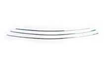 Peugeot 407 2004-2011 Chrome Grille Covers (3 pcs, Stainless Steel) photo 3