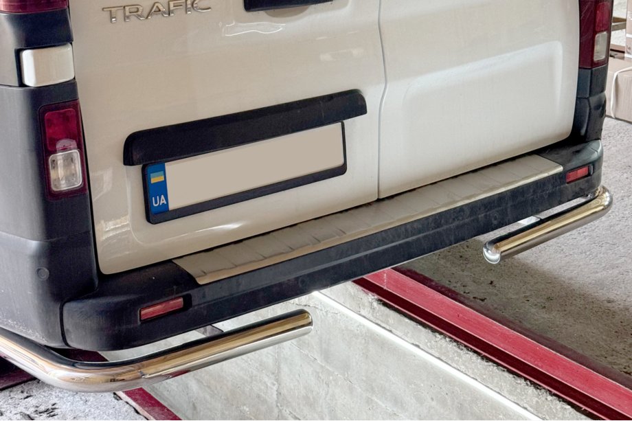 Opel Vivaro 2015-2019 Rear Corner Bars (2 pcs, Stainless Steel) Photo 1