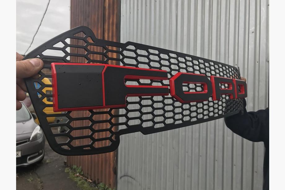 Ford Ranger 2011–2022 Front Grille V1 Orange Photo 5