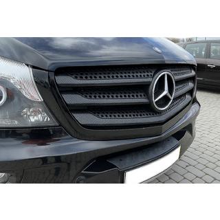 Grille Covers (6 pcs, Carbon) Mercedes Vito/V-class W447 2014- photo 1