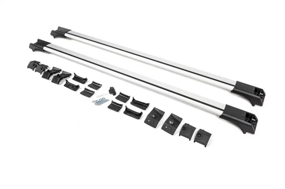 BMW X5 E70 2007-2013 Crossbars for standard roof rails without lock Flybar (2 pcs) Gray Photo 4