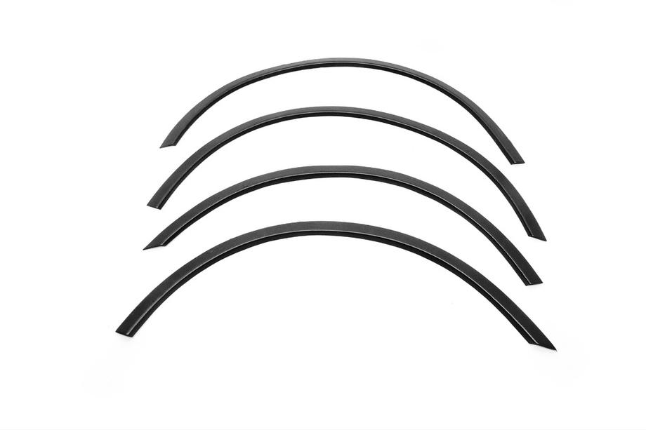Audi A4 B7 2004-2008 Fender flares (4 pcs, black, ABS plastic) Image