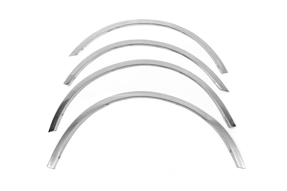 Audi A4 B7 2004-2008 Fender flares (4 pcs, stainless steel) Photo 1