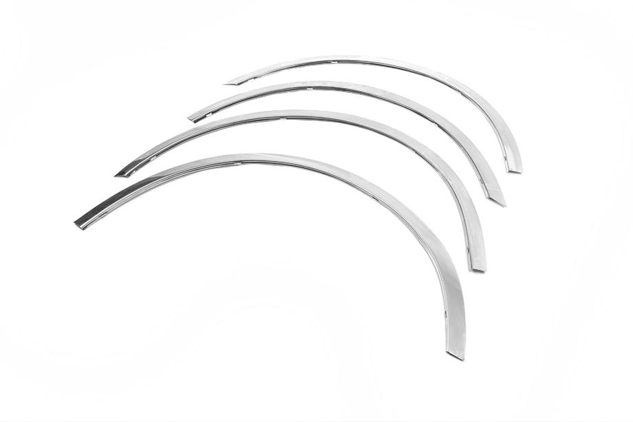 Audi A4 B7 2004-2008 Fender flares (4 pcs, stainless steel) Photo 3