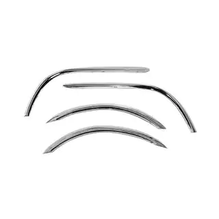 Fender flares (4 pcs, stainless steel)