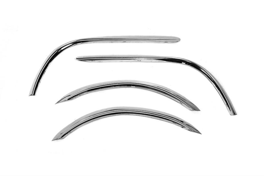 Daewoo Nexia 1995-2016 Fender flares (4 pcs, stainless steel) Photo 1
