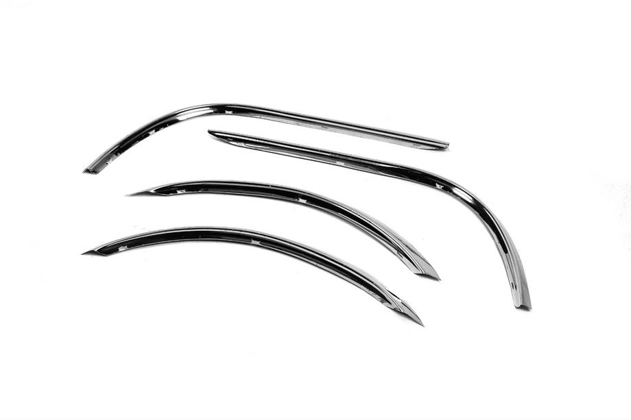 Daewoo Nexia 1995-2016 Fender flares (4 pcs, stainless steel) Photo 2