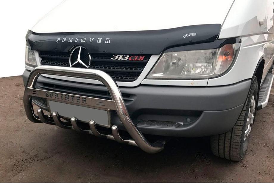 Mercedes Sprinter W901/902/903/904/905 1995–2006 Bull Bar WT004 (Stainless Steel) Photo 5