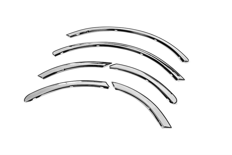 Fiat Doblo I 2005-2010 Fender flares (4 pcs, stainless steel) Photo 3