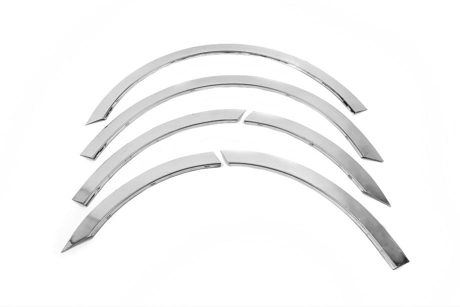 Ford Custom 2013-2022 Fender flares trim (6 pcs, stainless steel) Photo 2
