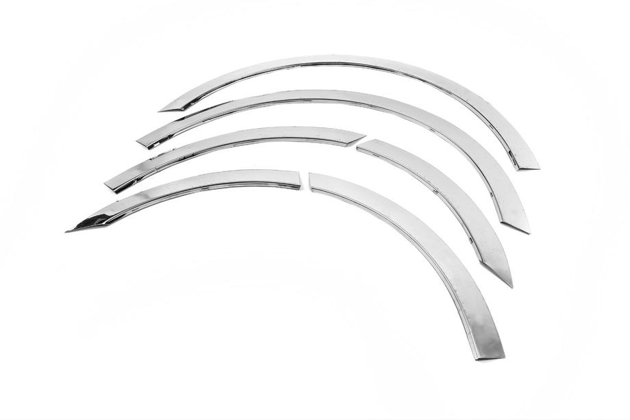 Ford Custom 2013-2022 Fender flares trim (6 pcs, stainless steel) Photo 3
