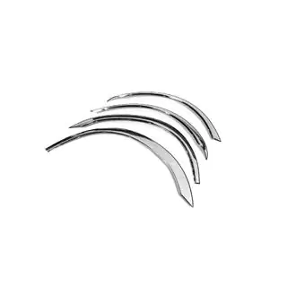 Fender Flares (2006-2014, short wheelbase, 4 pcs, stainless steel) photo 2