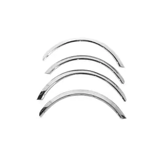 Fender flares (4 pcs, stainless steel) Hyundai Getz 2002- photo 2