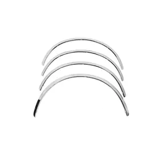 Fender flares (4 pcs, stainless steel) Mazda 6 2003-2008 photo 4