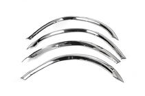 Mercedes ML W163 1997-2005 Fender flares (4 pcs, stainless steel) photo 2