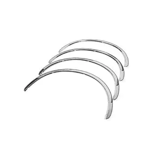 Fender flares (4 pcs, stainless steel)