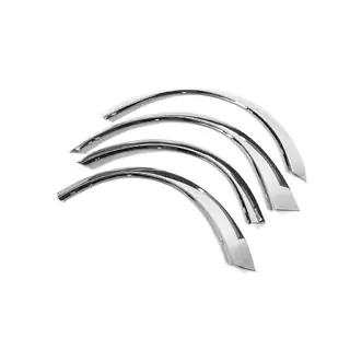 Fender flares (4 pcs, stainless steel) photo 3