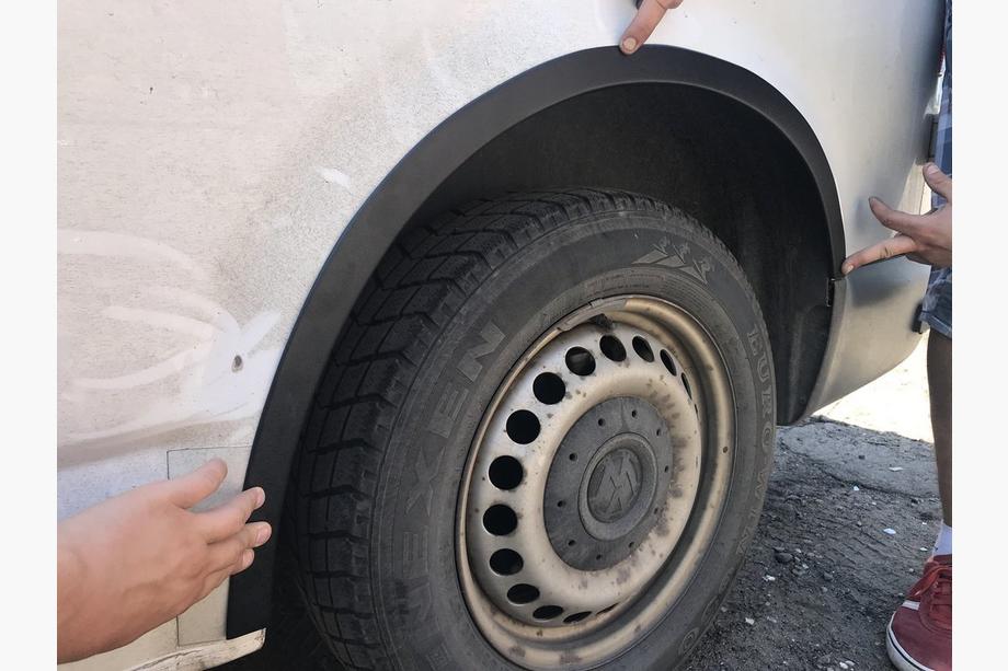 Volkswagen T5 Caravelle 2004-2010 Fender Flares (6 pcs, ABS) Photo 7