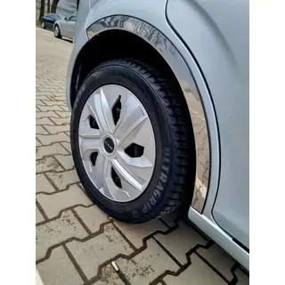 Fender flares (4 pcs, stainless steel) Seat Leon 2005-2012 photo 4