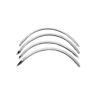 Fender flares (4 pcs, stainless steel) Skoda Octavia I Tour A4 1996-2010 photo 1