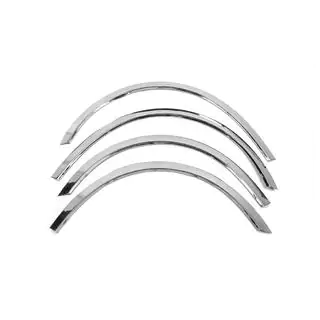 Fender flares (4 pcs, stainless steel) Skoda Superb 2001-2009 photo 2