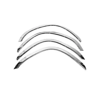 Fender flares (4 pcs, stainless steel) photo 1