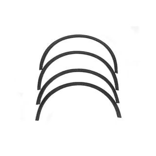 Fender flares (4 pcs, black) Volkswagen Jetta 2006-2011 photo 2