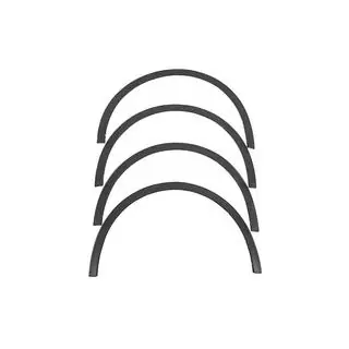 Fender trims (4 pcs, black) photo 2