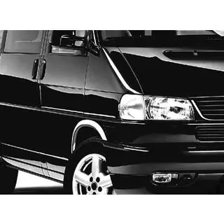 Fender flares (4 pcs, stainless steel) Volkswagen T4 Caravelle/Multivan 1990–2003 photo 3